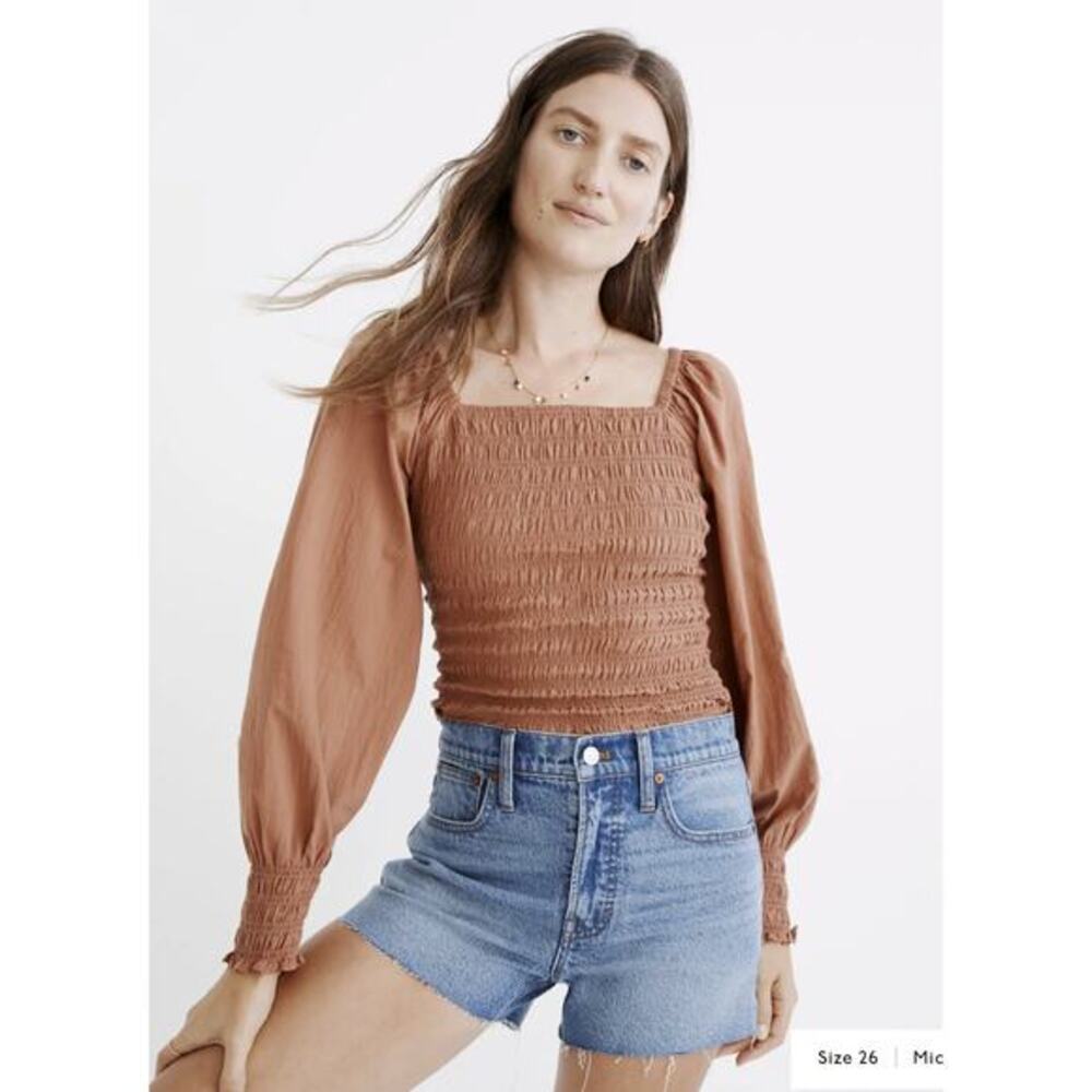 Madewell‎ The Perfect Jean Short in Burnett Wash: Tencel Lyocell Edition Size 27